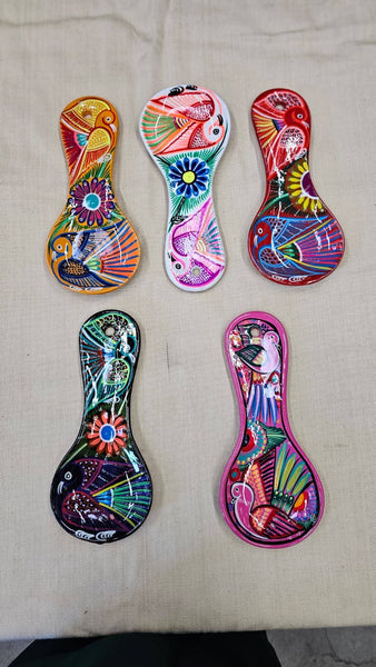 Ceramic dish used as spoon rest  @8in
