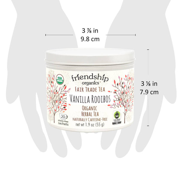 Vanilla Rooibos Herbal Tea, Organic and Fair Trade Certified