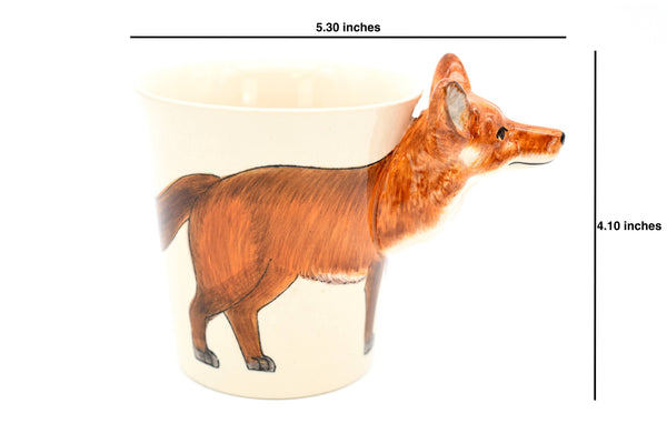 Red Fox mug 10 oz