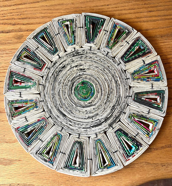 Recycled Paper Trivets by the Lao Disabled Women's Center