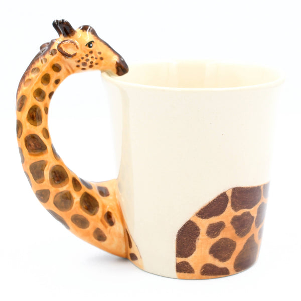 Giraffe long neck mug 10 oz