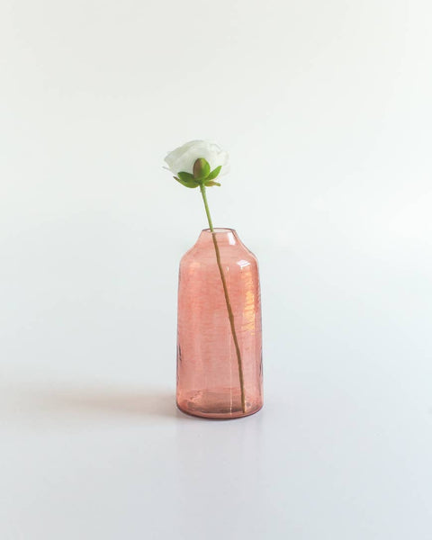 Siena Handblown Hammered Bud Vase