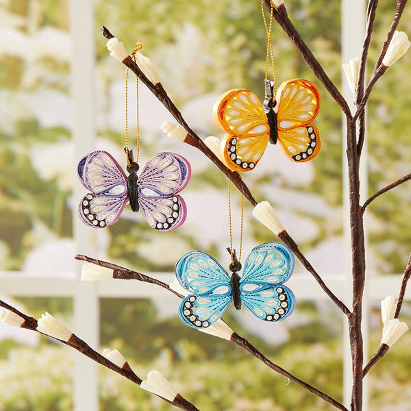 Quilled Butterfly Ornament