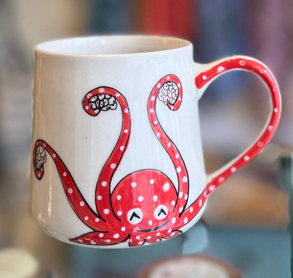 Hand Painted Coffee and Tea Mugs, from Vietnam