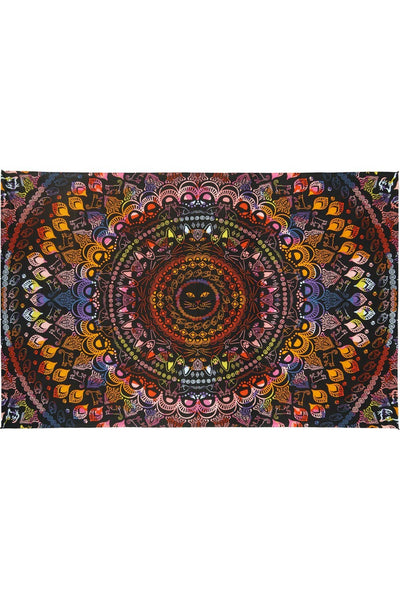 Colorful Cats Mandala Tapestry