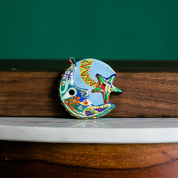 Eclipse Moon Ceramic Ornament (Closeout)