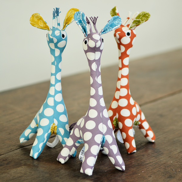 Patchwork Baby Giraffe l Sky Blue