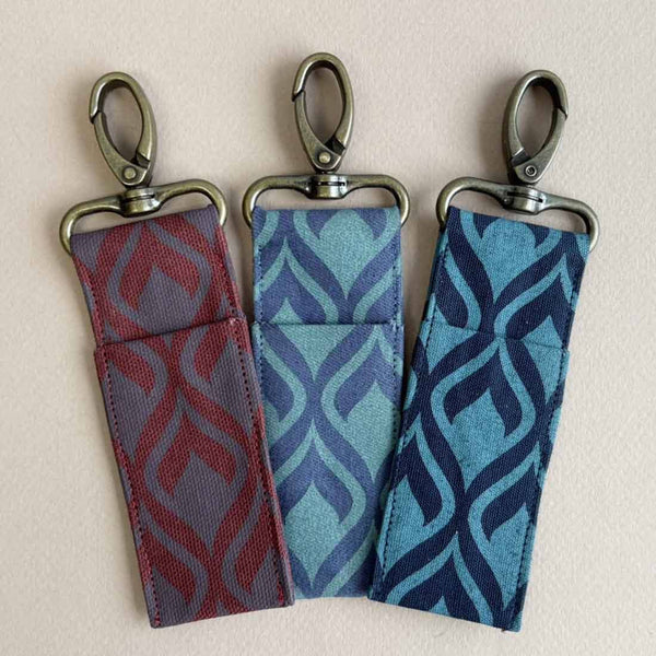 Lip Balm Bag - Lip Balm Clip - Geometric Prints