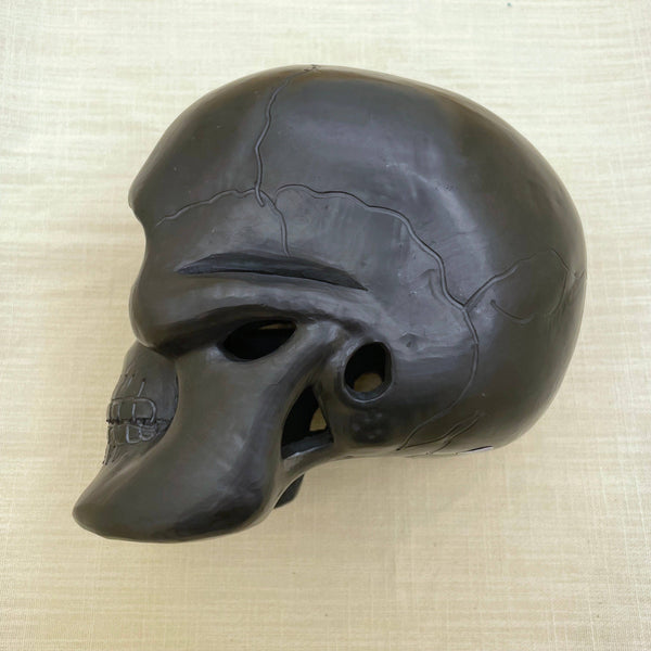 XL Black Clay Skull, Mexico