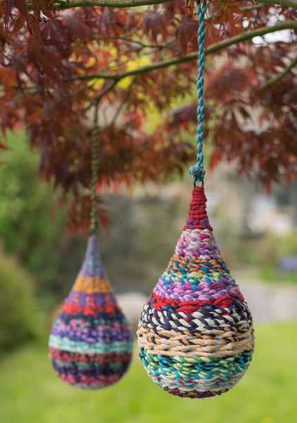Birdhouse In Recycled Sari