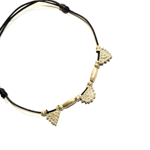 Triple Drop Bullet Casing Necklace
