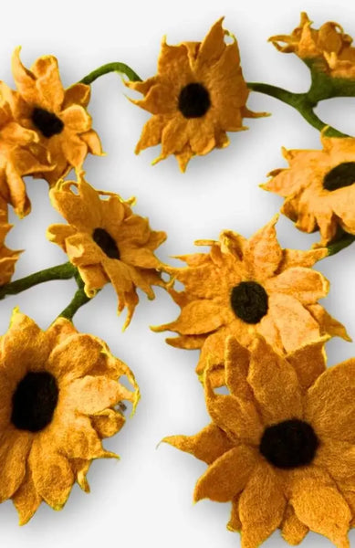 Felt Sunflower Garland