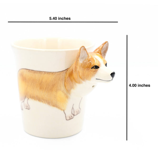 Corgi brown mug 10 oz