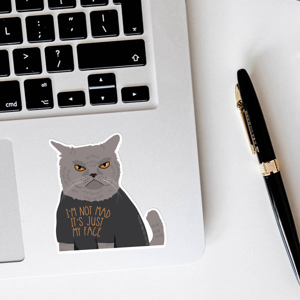 Not Mad Sticker