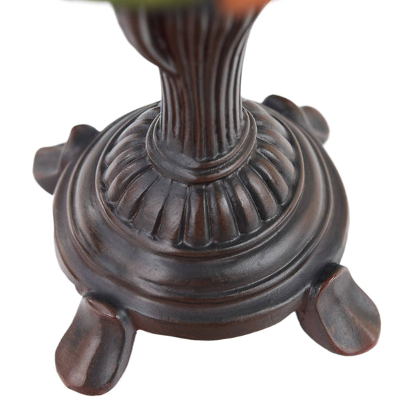 12"H Sunflower Blossoms Candlestick Accent Lamp