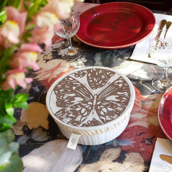 Halo Dish and Bowl Cover Medium Butterflies