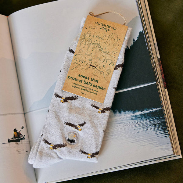 Socks that Protect Bald Eagles- Medium