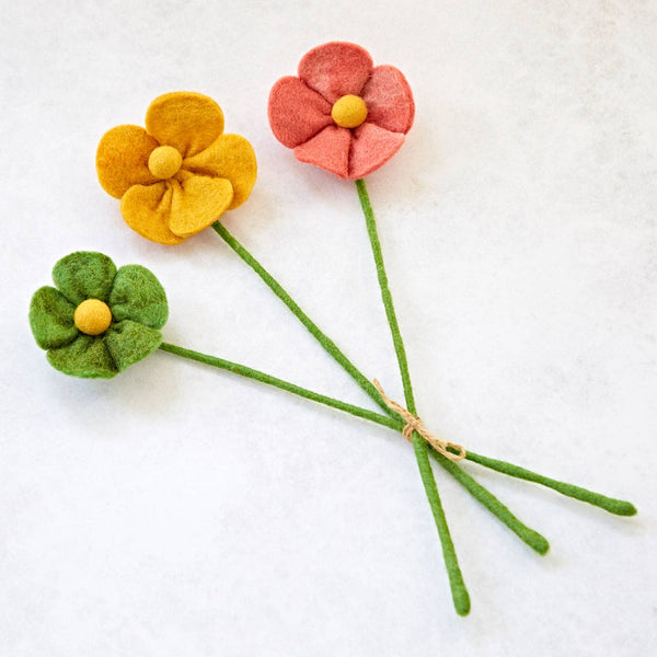 Felt Pansy