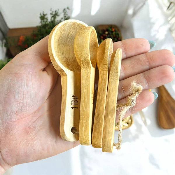 Bamboo Teaspoon Measuring Set | Christmas Gift Bestseller