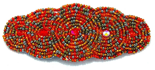 Andrea Seed Bead Hair Barrette - Guatemala