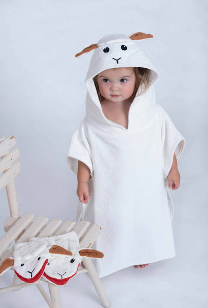 Bath Poncho Sheep