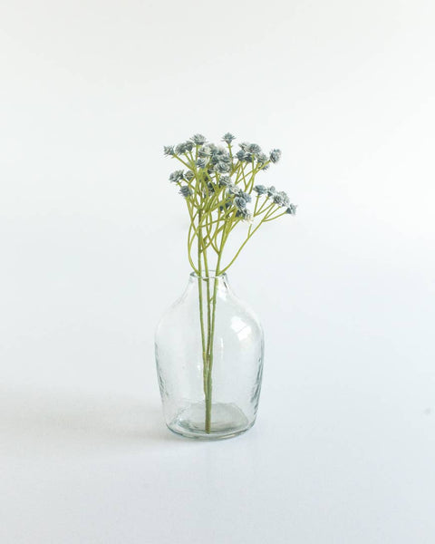 Haley Handblown Hammered Glass Bud Vase