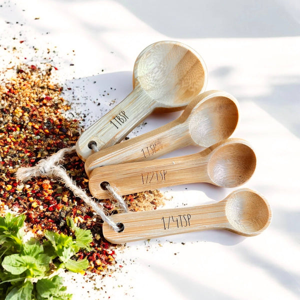 Bamboo Teaspoon Measuring Set | Christmas Gift Bestseller