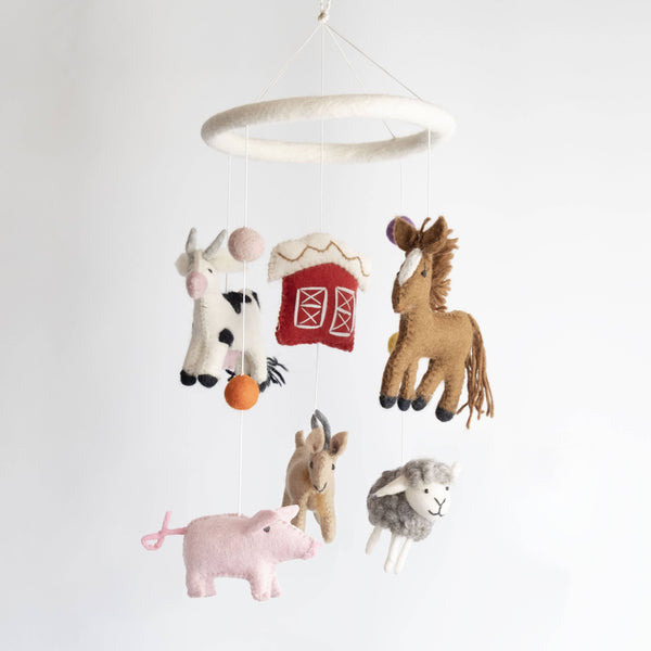 Baby Mobile - Farm/Red Barn - NEW!
