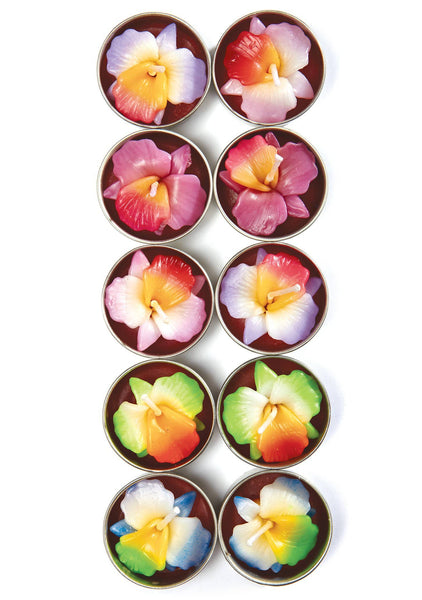 Pack of 10 Lotus Flower Tealights