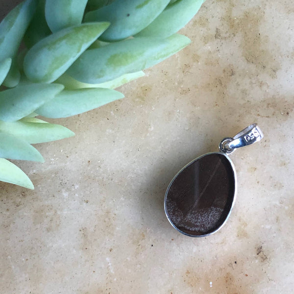 Blue Morpho  Butterfly Pendant