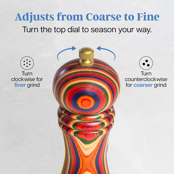 Baltique Marrakesh Pepper Grinder with Adjustable Mill