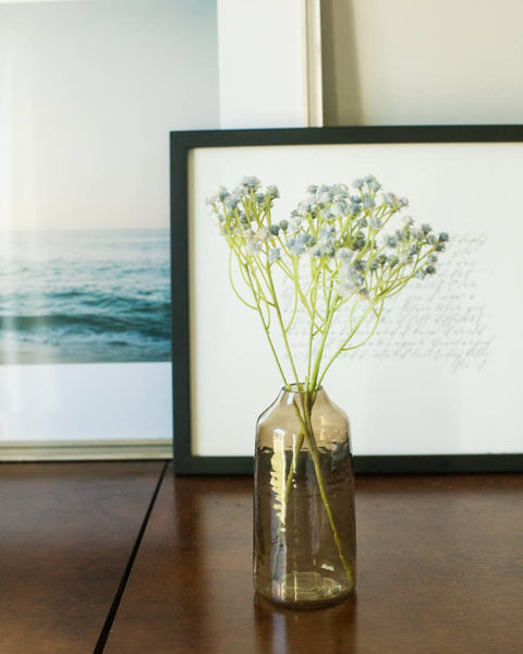 Siena Handblown Hammered Bud Vase