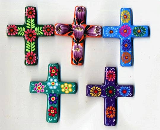 Ceramic cross magnets