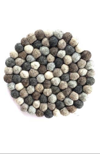 Round Felt Ball Trivet