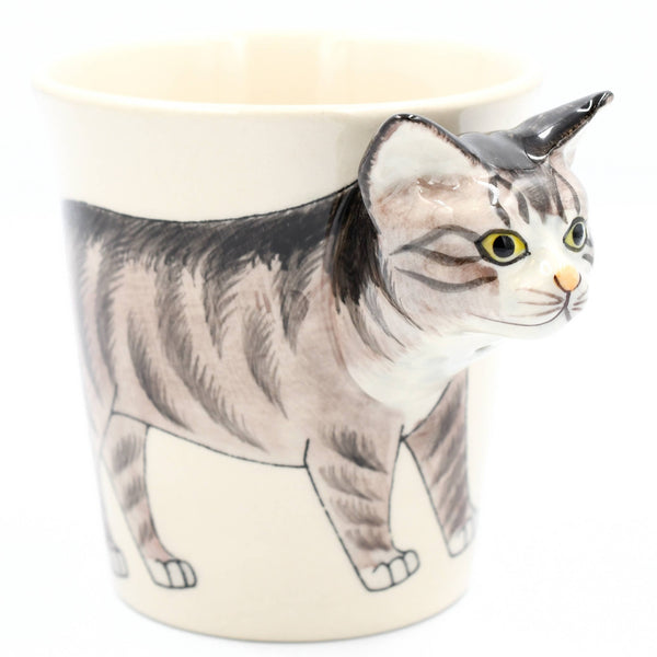 Tabby cat mug 10 oz