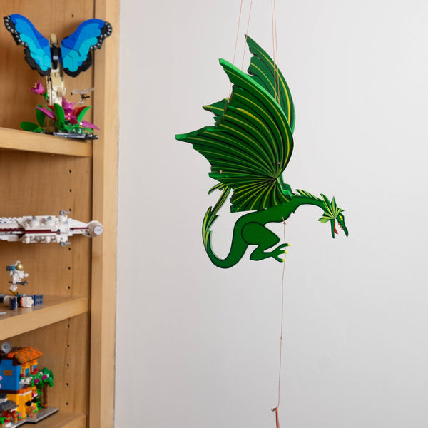 Dragon Flying Mobile - Green