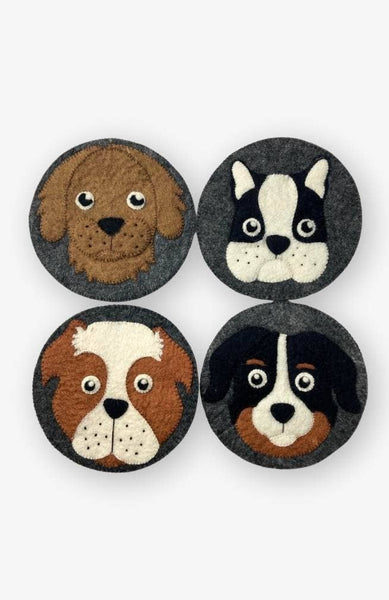 Felt Trivet, Dogs
