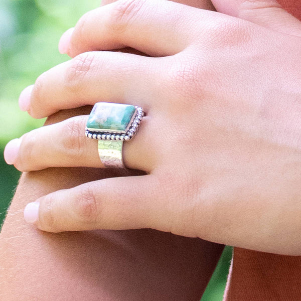 Kashi Semiprecious Stone Ring