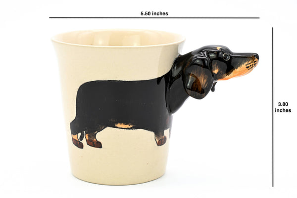 Dachshund (black) mug 10 oz