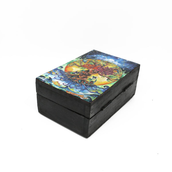 Tree of Life Wooden Storage Box