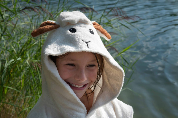 Bath Poncho Sheep