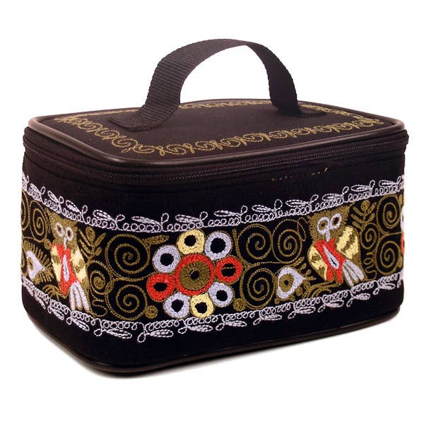 Embroidered Cosmetics Case Peru Folk Art Assorted Colors