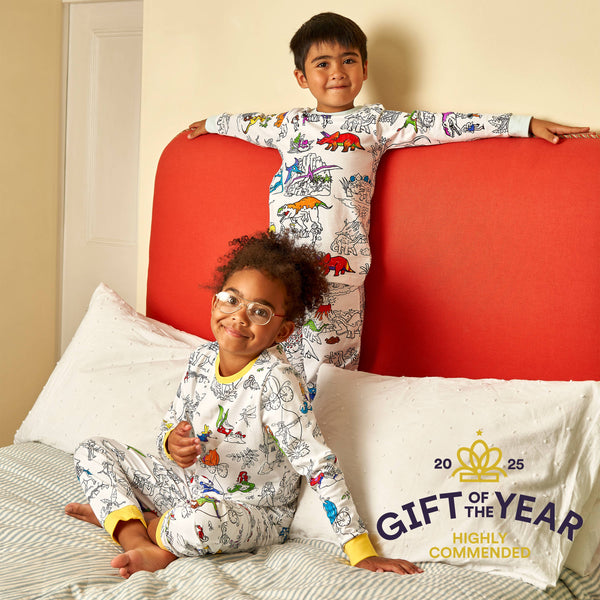 Color your own Dinosaur Pajamas - DIY Craft Kit