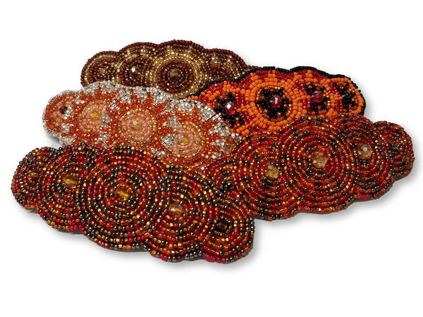 Andrea Seed Bead Hair Barrette - Guatemala