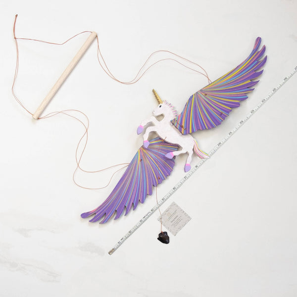 Unicorn Flying Mobile - Purple