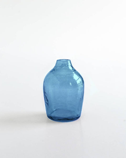 Haley Handblown Hammered Glass Bud Vase