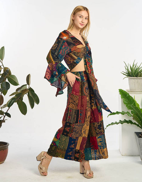 Earthtones Patchwork Pant
