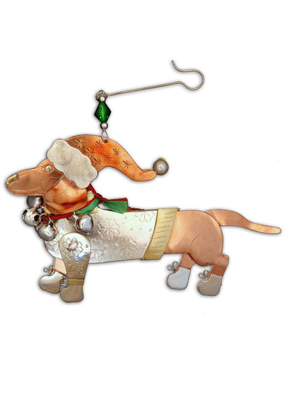 Dasher Dachshund Ornament