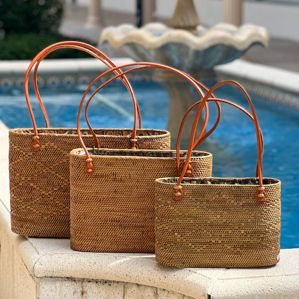 Ata Vine Tote Bags - 3 Sizes, Small Medium and Large