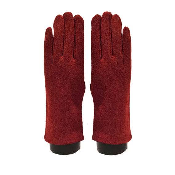 Red Cashmere touch glove